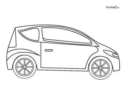 car coloring pages  printable sheets easy peasy  fun