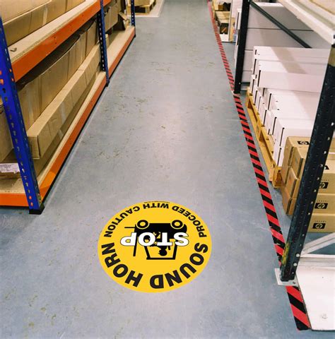 floor markings examples   ground level signage safe industrial