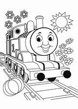 Thomas Coloring Pages Toddlers Train Very Their Bubakids sketch template