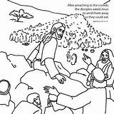 Jesus Feeds Thousand Five Pk Bible Coloring Size sketch template