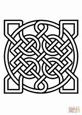 Celtic Coloring Pages Knot Knots Designs Patterns Printable Ornamental Coloriage Noeud Imprimer Celtique Stencil Tattoo Adult Carre Drawing Symbols Visit sketch template