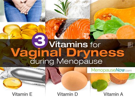 3 vitamins to increase female lubrication menopause now