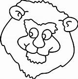 Lion Coloring Wecoloringpage sketch template