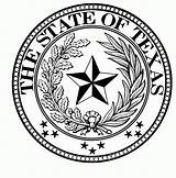State Texas Seal Flag Indiana Coloring Logo sketch template