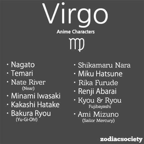 virgo anime characters taurus pinterest virgos posts  change
