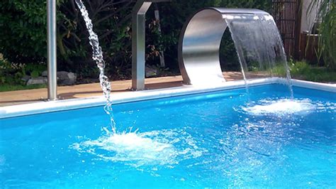 outdoor swimming pool water feature spa waterfall buy swimming pool