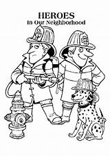 Coloring Firefighter Pages Fire Printable Kids Safety Color Truck Firefighters Dog Thank Fireman Sparky Print Preschool Books Sheets House Firemen sketch template