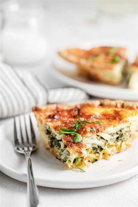 easy spinach quiche ready    hour fit foodie finds