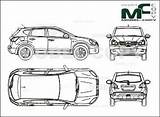 Qashqai Autocad sketch template