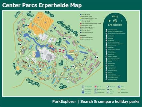 village map  center parcs erperheide parkexplorer