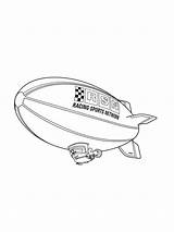 Airship Coloring Pages Printable sketch template