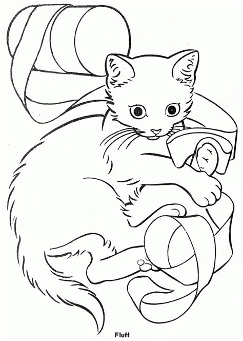 kittens coloring page  svg images file