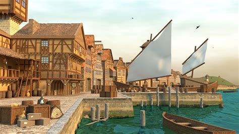 medieval port rblender