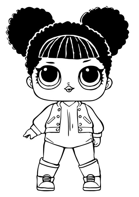 lol suprise doll hoops mvp coloring page  printable coloring pages