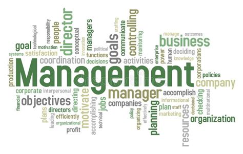Management Word Cloud Stock Vector Image Of Conceptual 19209387
