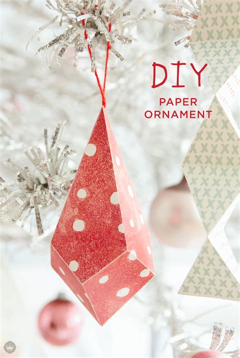 diy paper christmas ornaments  create   kids tonight