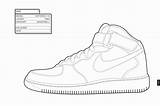 Nike Coloring Jordan Air Pages Drawing Shoe Force Shoes Sheets Michael Jordans Basketball Sneaker Template Books Cool Draw Logo Printable sketch template