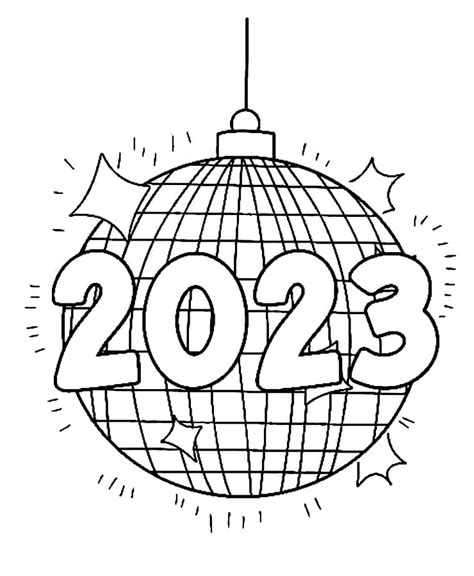 year coloring page  print  color