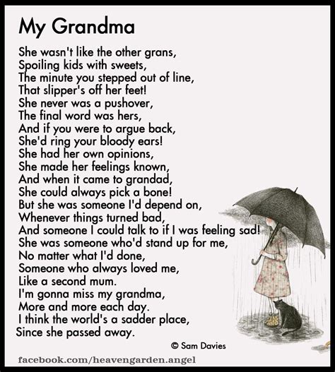 poems about remembering grandma heavens garden remembering grandma