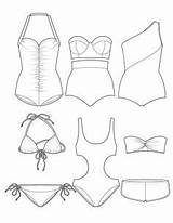Coloring Pages Swimsuit Diaries Sunday Spinsterhood Swimsuits Another Supplies Adult Office sketch template