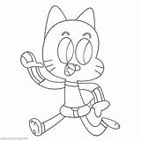 Watterson Gumball Xcolorings sketch template
