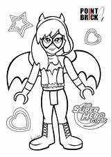 Coloring Lego Super Pages Hero Girls Girl Superhero Batgirl Colorare Da Dc Drawing Friends Disegni Printable Color Comics Supergirl Template sketch template