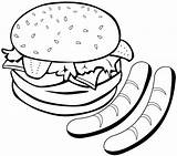 Hamburger Mitraland Coloringpagesfortoddlers sketch template