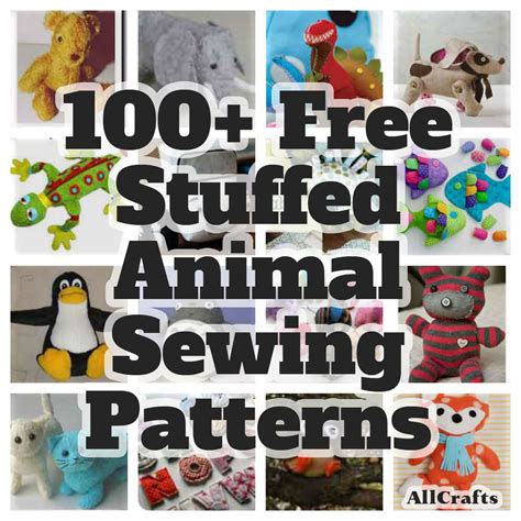 stuffed animal sewing patterns allcrafts  crafts update