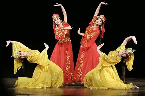 Farg Ona Viloyati Uzbekistan Traditional Dresses Folk Dance Dance