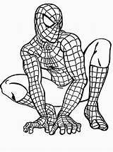 Spiderman Coloring Pdf Pages Man Spider Getcolorings Print Printable Color sketch template