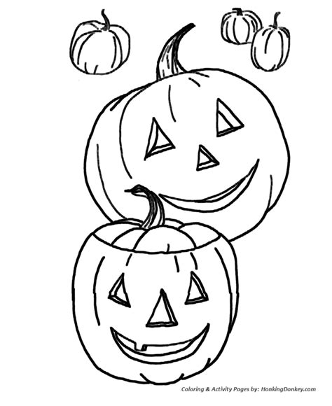 halloween pumpkin coloring pages happy halloween pumpkins honkingdonkey