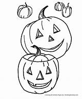 Pumpkin Faces Coloring Halloween Pages Getdrawings Drawing sketch template