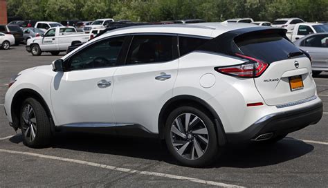 file nissan murano sv awd rear left sidejpg wikimedia commons