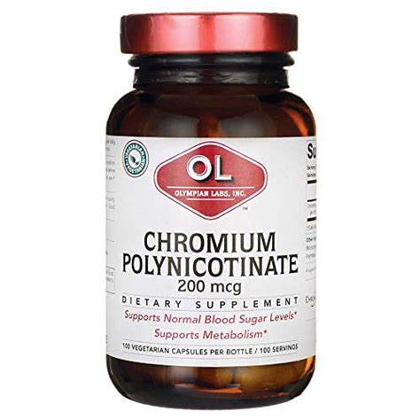 olympian labs chromium polynicotinate  mcg  capsules walmart canada