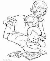 Coloring Pages Colouring Kids Easter Kid Playing Outside Raisingourkids Print Color Printable Baby Printing sketch template