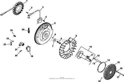 kohler ch  bush hog  hp  kw parts diagram  ignitionelectrical