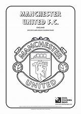 Coloring Manchester Pages United Logo Soccer Logos Cool Football Club Clubs Fc Kids Man Badge Printable Sheets Teams Print Futbol sketch template