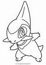Pokemon Coloring Pages Oshawott Axew Color Clipart Printable sketch template