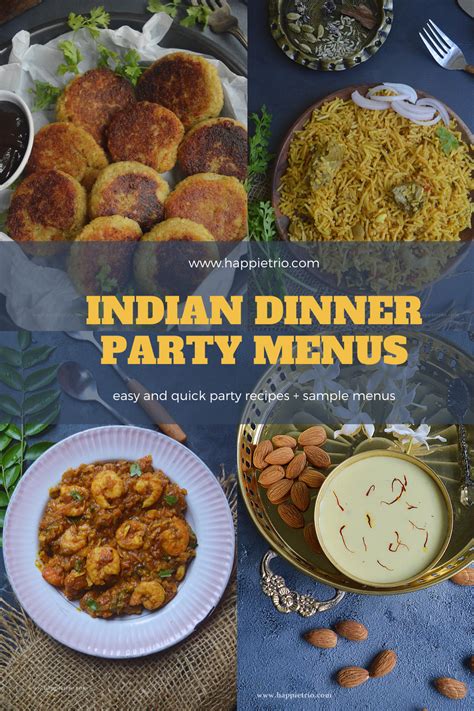 indian dinner party menu ideas sample menus recipes cook  sharmila