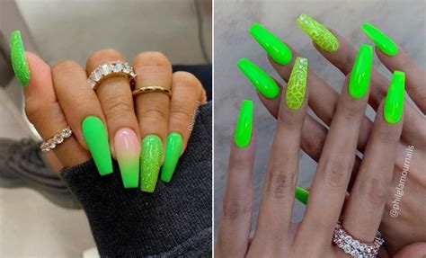 neon green nails  inspire  summer manicure stayglam