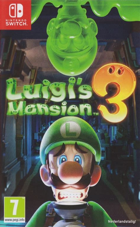 Luigi S Mansion 3 2019 Nintendo Switch Box Cover Art