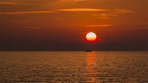 gratis foto zonsondergang sun zon en zee gratis afbeelding op pixabay