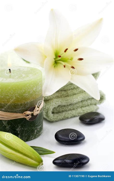 aroma spa set stock photo image  alternative close