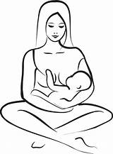 Mother Breastfeeding Bambino Moeder Alimenta Voedt Generi Camminare Punti Imparano Pictogram sketch template