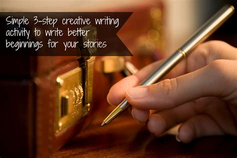 step creative writing activity
