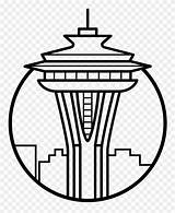 Needle Seattle Vectorified sketch template