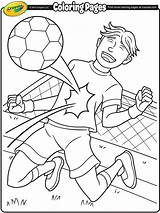 Coloring Soccer Pages Messi Girl Kids Crayola Goalie Player Goalkeeper Barcelona Printable Football Print Sports Color Sheets Playing Girls Getcolorings sketch template