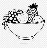 Fruits Bowl Pinclipart Gundelrebe Cricut Kindpng Fruitbasket sketch template