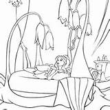 Fairytopia Descansando Rede sketch template
