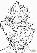 Coloring Broly Pages Printable sketch template